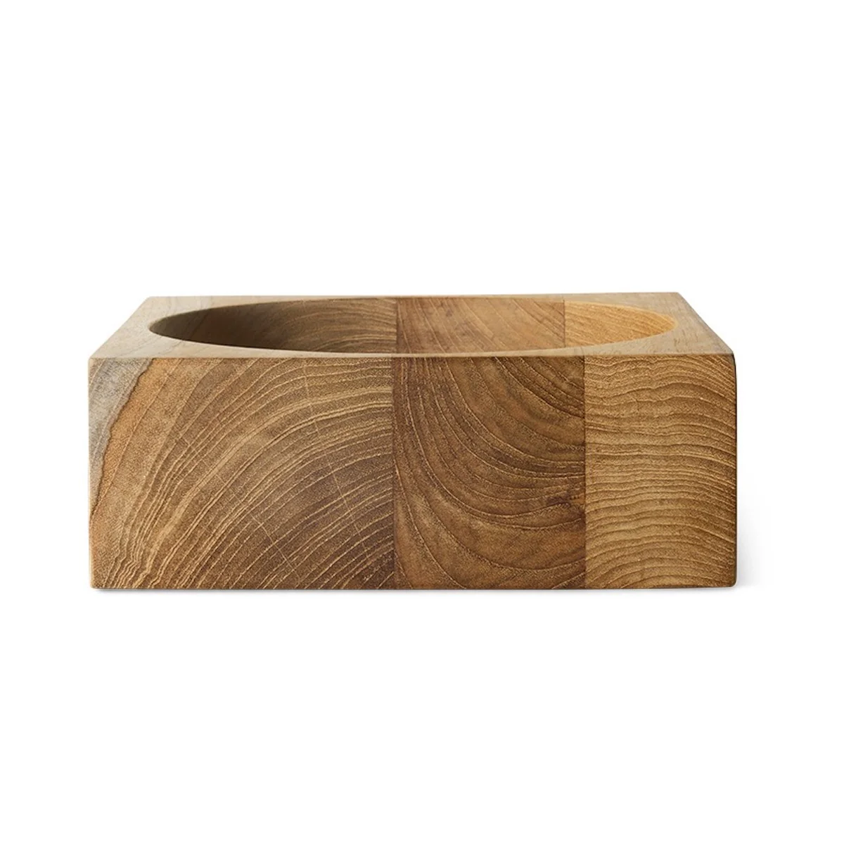 Teak Cube Bowl Small