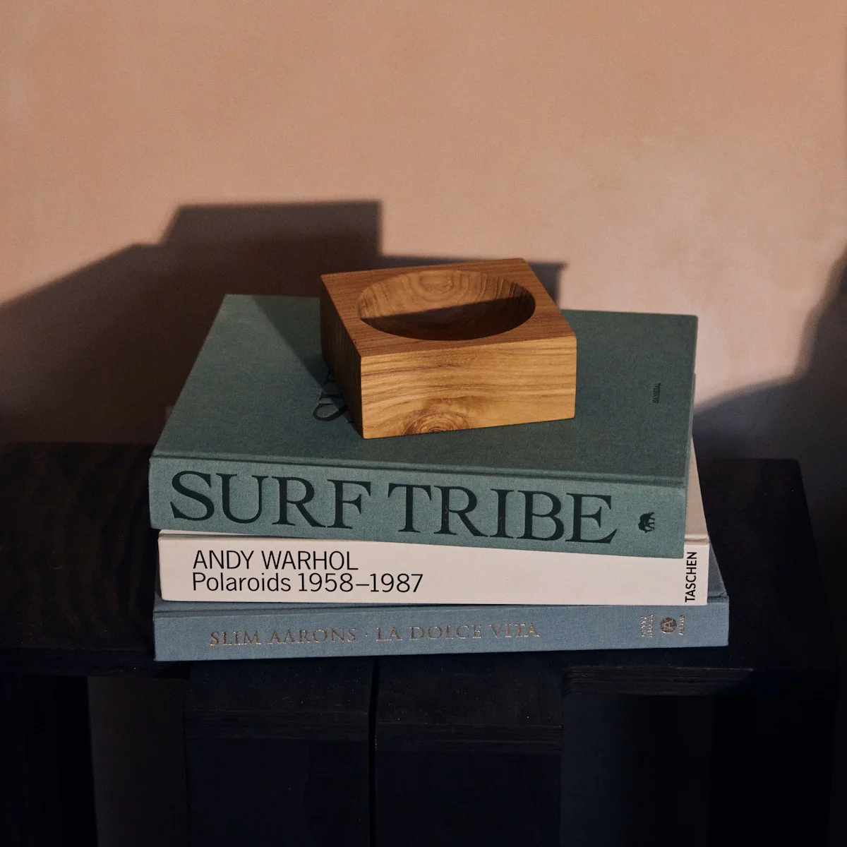 Teak Cube Bowl Small - Image 2