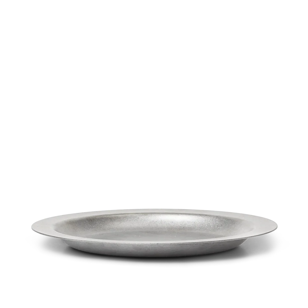 Tumbled Plate - Stainless Steel - Image 5