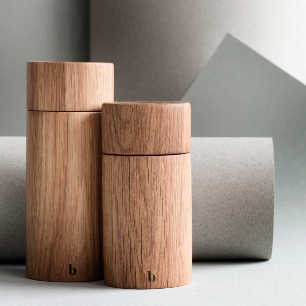 PRE ORDER Oak Salt Pepper Grinder 2 sizes - Image 3
