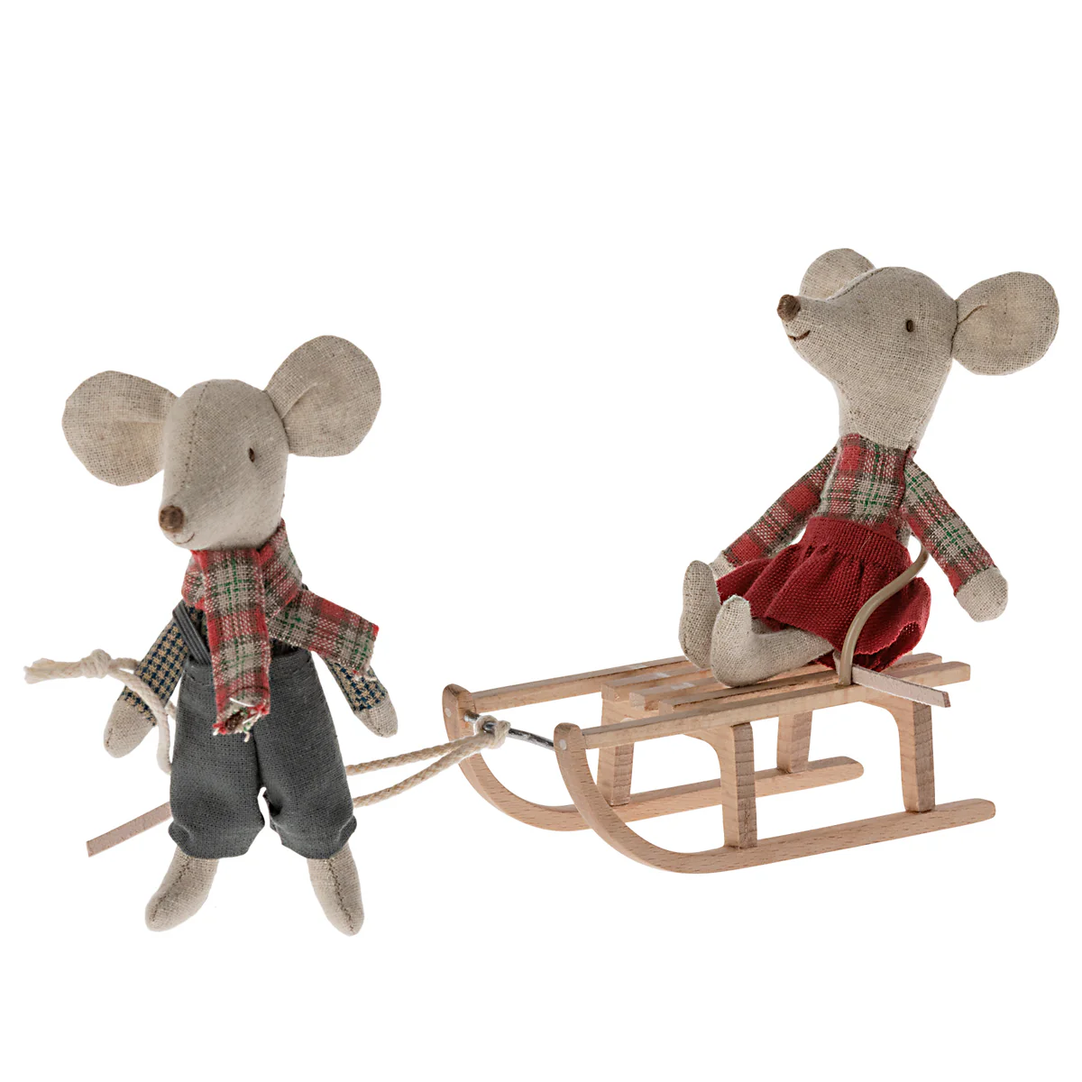Wooden Sled Mouse - Image 2